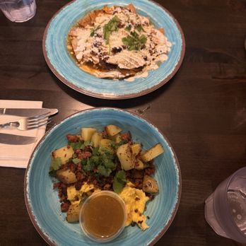 Atticus Cafe - Red Chilaquiles (top) and the Buff Bunny Bowl (bottom) - Breakfast & Brunch Near Me - Anaheim, California Atticus Cafe - Red Chilaquiles (top) and the Buff Bunny Bowl (bottom) - Breakfast & Brunch Near Me - Anaheim, California