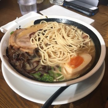 Ramen Danbo - This is what the "thick" noodles look like - Ramen Near Me - Seattle, Washington