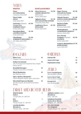 Menu photo 2 Via Roma Washington, DC, DC