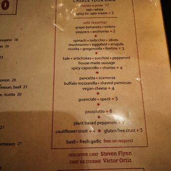 Ogliastro - Menu - Pizza Near Me - Brooklyn, New York