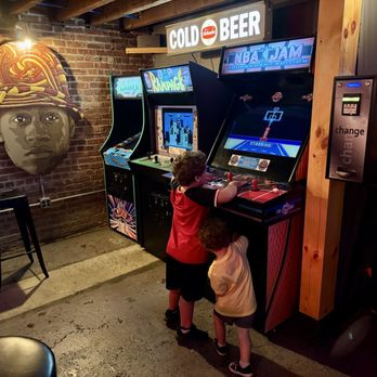 The Vinyl Room - Arcade downstairs - Cocktail Bars Near Me - Beacon, New York