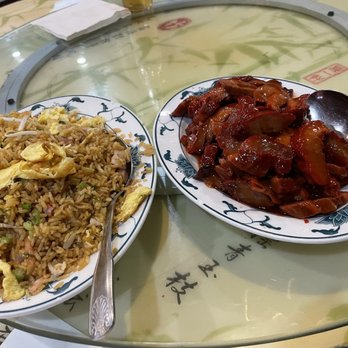 Dragon City - Roast sliced pork and special fried rice - Seafood Near Me - Hollywood, Florida Dragon City - Roast sliced pork and special fried rice - Seafood Near Me - Hollywood, Florida