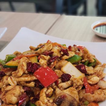 Noodles & Dumplings Time - Kung Poa Chicken $16.00 served with white rice. Generous portion for two! - Chinese Near Me - Allen, Texas