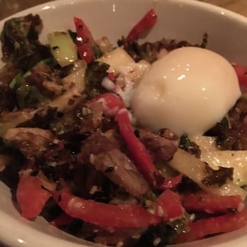 Barrique Kitchen & Wine Bar - Brussel sprout salad - egg not runny - missing something - Tapas Bars Near Me - Babylon, New York Barrique Kitchen & Wine Bar - Brussel sprout salad - egg not runny - missing something - Tapas Bars Near Me - Babylon, New York