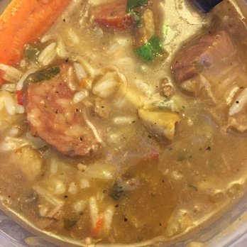 LA Crawfish - Gumbo is hearty and very flavorful but careful it has pieces of shellfish and bones. - Vietnamese Near Me - San Antonio, Texas
