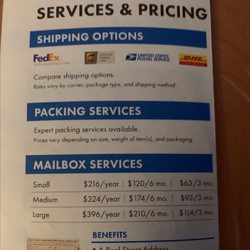 Postal Annex - Services