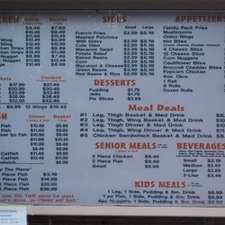 Chicken Coop - Drive up menu