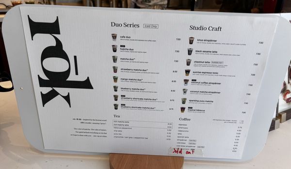 Menu photo 5 Rok Coffee and Tea Los Angeles, CA