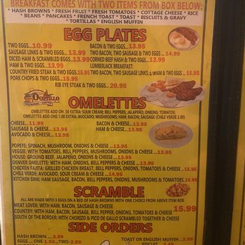 Ocotillo Restaurant and Cantina - Menu - Mexican Near Me - Hemet, California