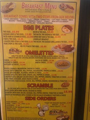 Menu photo 3 Ocotillo Restaurant and Cantina Hemet, CA