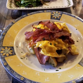Cafe Du Soleil - Customized to accommodate a Gluten Allergy, the staff prepared a delicious dish with pan-seared potatoes, ham, eggs, cheese, & bacon. YUM!!! - Coffee & Tea Near Me - Alexandria, Virginia Cafe Du Soleil - Customized to accommodate a Gluten Allergy, the staff prepared a delicious dish with pan-seared potatoes, ham, eggs, cheese, & bacon. YUM!!! - Coffee & Tea Near Me - Alexandria, Virginia