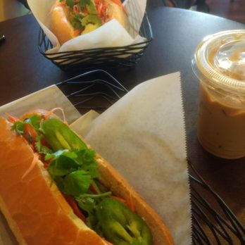 Artisan Cafe - Tofu and Chicken Banh-mi with Vietnamese Iced coffee - Coffee & Tea Near Me - Seattle, Washington Artisan Cafe - Tofu and Chicken Banh-mi with Vietnamese Iced coffee - Coffee & Tea Near Me - Seattle, Washington