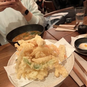 Raku - Yasai Kakiage Udon - Japanese Near Me - New York, New York