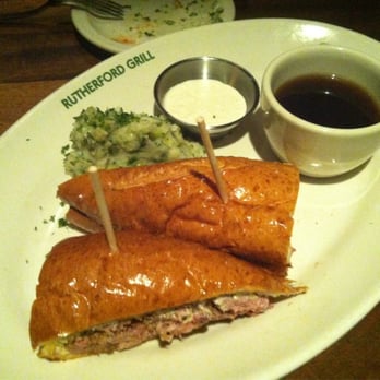 Rutherford Grill - French dip tri tip sandwich was da bomb!! Au jus sauce was so flavorful! - American Near Me - Rutherford, California
