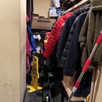 Rakuzen - No one wants to see an open dirty closet with mops shoes and just an utter mess this stuff needs to be hidden!! - Sushi Bars Near Me - Brooklyn, New York Rakuzen - No one wants to see an open dirty closet with mops shoes and just an utter mess this stuff needs to be hidden!! - Sushi Bars Near Me - Brooklyn, New York