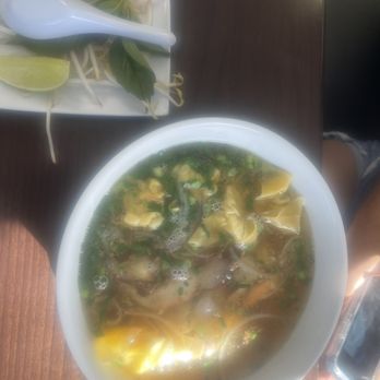 Pho Cowboys - San Angelo - Pho CS3. Wonton Egg Noodle Soup Special - Asian Fusion Near Me - San Angelo, Texas