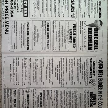 Honey Bee Ham & Deli - Menu as of 2023 - Burgers Near Me - Conroe, Texas