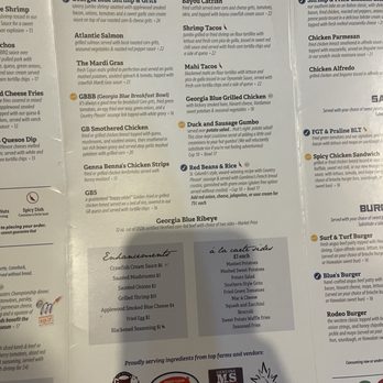 Georgia Blue - Menu - Southern Near Me - Madison, Mississippi Georgia Blue - Menu - Southern Near Me - Madison, Mississippi