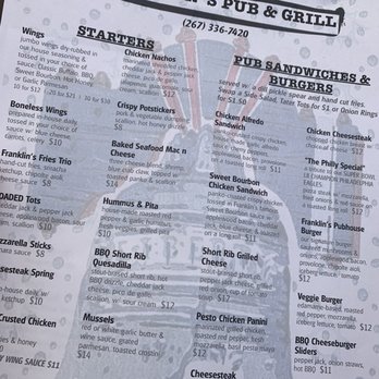 Franklin's East Falls - Menu - New American Near Me - Philadelphia, Pennsylvania Franklin's East Falls - Menu - New American Near Me - Philadelphia, Pennsylvania