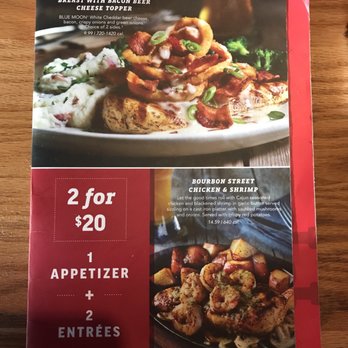 Applebee's Grill + Bar - Front Cover of Menu (October 2017) - American Near Me - East Lansing, Michigan Applebee's Grill + Bar - Front Cover of Menu (October 2017) - American Near Me - East Lansing, Michigan
