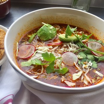 Dove's Luncheonette - Pozole Rojo ($13), spicy and warm and filling. - Southern Near Me - Chicago, Illinois Dove's Luncheonette - Pozole Rojo ($13), spicy and warm and filling. - Southern Near Me - Chicago, Illinois