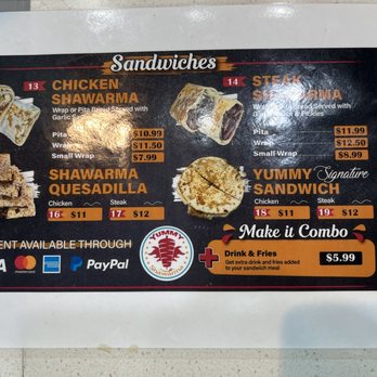 Yummy Shawarma - Menu 2 - Mediterranean Near Me - Dulles, Virginia Yummy Shawarma - Menu 2 - Mediterranean Near Me - Dulles, Virginia