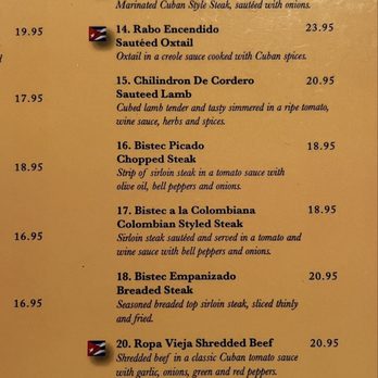Bella Cuba - Menu - Cuban Near Me - Santa Ana, California