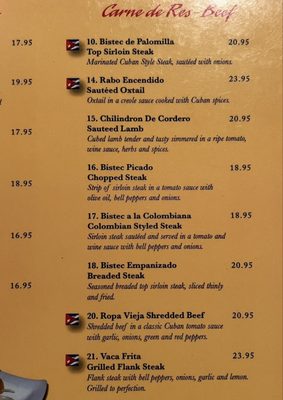 Menu photo 3 Bella Cuba Santa Ana, CA