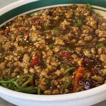 Hong Kong Cafe - Mapo Spinach pasta - Hong Kong Style Cafe Near Me - Rowland Hts, California