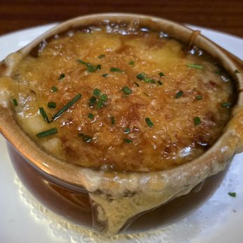 Metropolitan Grill - French Onion Soup, $17 - 5 Stars - American Near Me - Seattle, Washington