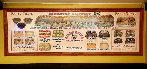Menu photo 3 Jilberto's Taco Shop  Temecula, CA