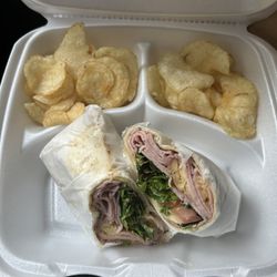 Sandra's Health Food Store - Ham & Cheese Wrap