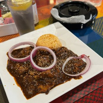 El Abuelo Restaurant - Chicken mole plate with rice - Mexican Near Me - San Fernando, California El Abuelo Restaurant - Chicken mole plate with rice - Mexican Near Me - San Fernando, California