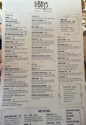 Menu photo 3 Libbys Sarasota, FL