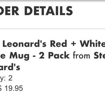 Stew Leonard's Farm Fresh Food - What I ordered two gift sets included one mug of each color red and white. $19.95 each set. $15 shipping added. Posted 01/10/26 - Grocery Near Me - Danbury, Connecticut Stew Leonard's Farm Fresh Food - What I ordered two gift sets included one mug of each color red and white. $19.95 each set. $15 shipping added. Posted 01/10/26 - Grocery Near Me - Danbury, Connecticut