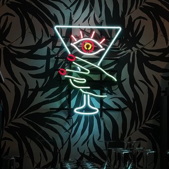 Across The Pond - Neon behind the bar - Cocktail Bars Near Me - Phoenix, Arizona Across The Pond - Neon behind the bar - Cocktail Bars Near Me - Phoenix, Arizona