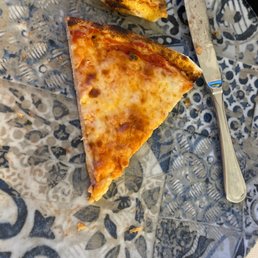 What's left of the margarita pizza, didn't take pictures of the filet or bass unfortunately!