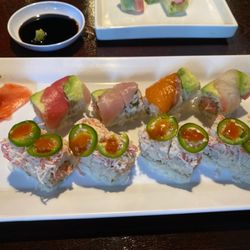 Sakura - Top Fire Roll. Bottom Tomo Roll.