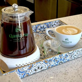 Qamaria Yemeni Coffee - Just a photo on how they serve coffee in the cafe. - Coffee & Tea Near Me - Concord, California Qamaria Yemeni Coffee - Just a photo on how they serve coffee in the cafe. - Coffee & Tea Near Me - Concord, California