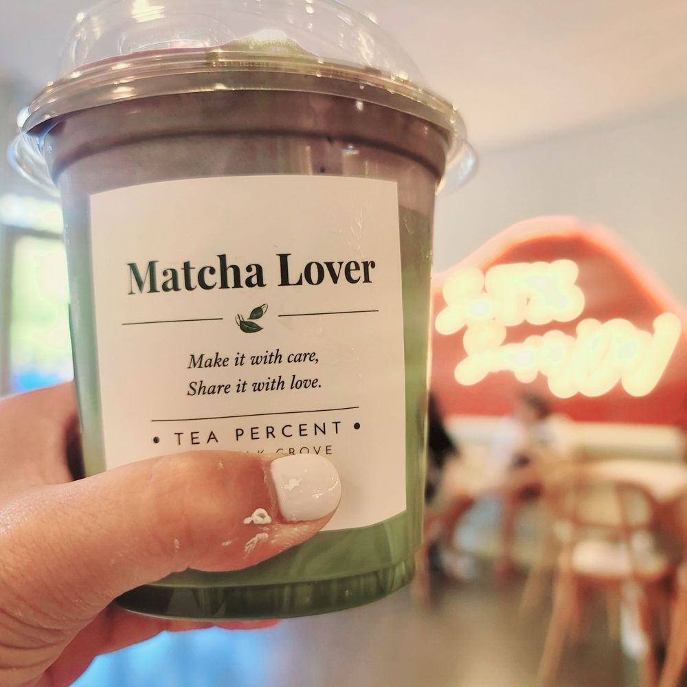 T% Coffee + Tea - Matcha Latte with ube cream, sub oat milk, no sugar. Beautiful drink, but no beuno tasteo. 3.5/5 stars - Coffee & Tea Near Me - Elk Grove, California T% Coffee + Tea - Matcha Latte with ube cream, sub oat milk, no sugar. Beautiful drink, but no beuno tasteo. 3.5/5 stars - Coffee & Tea Near Me - Elk Grove, California