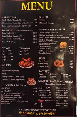 Menu photo 2 EatNDash Mesquite, TX Menu photo 2 EatNDash Mesquite, TX