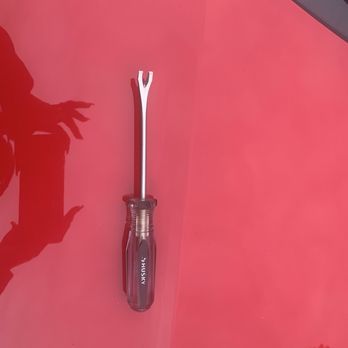 Take 5 Oil Change - This is the screwdriver that was left up under my hood once I pulled over to check the noise under my hood - Oil Change Stations Near Me - Houston, Texas Take 5 Oil Change - This is the screwdriver that was left up under my hood once I pulled over to check the noise under my hood - Oil Change Stations Near Me - Houston, Texas