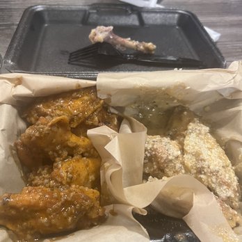 Wang Shack - Spicy Garlic and Garlic Parmesan wings - Chicken Wings Near Me - Katy, Texas Wang Shack - Spicy Garlic and Garlic Parmesan wings - Chicken Wings Near Me - Katy, Texas