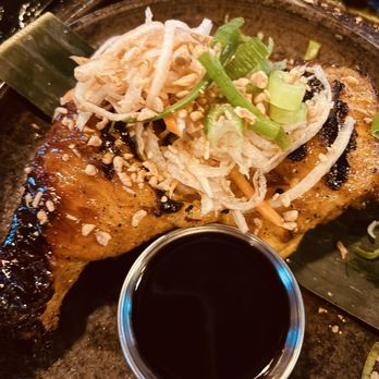 Bonifacio - Chicken Inasal (Bone in) with a side of soft vinegar.Yum! - Filipino Near Me - Columbus, Ohio
