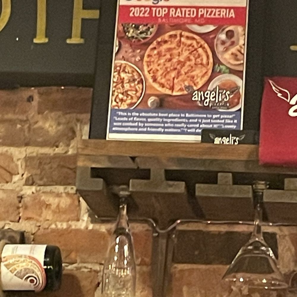 Angeli's Pizzeria - Behind the bar - Pizza Near Me - Baltimore, Maryland