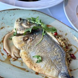 Seared dorade. Photo by @martiwantsmore (IG). Seared dorade. Photo by @martiwantsmore (IG).