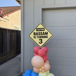 Boom Balloon - Construction Theme Balloon Column