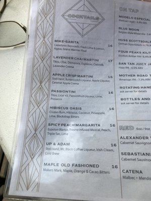 Menu photo 3 Adams Table Phoenix, AZ