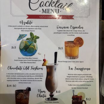 Casa Real - Cocktail Menu (7-2026) - Mexican Near Me - Las Vegas, Nevada Casa Real - Cocktail Menu (7-2026) - Mexican Near Me - Las Vegas, Nevada