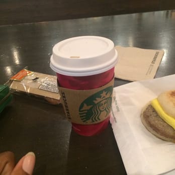 Starbucks - Omg so good ! Sausage breakfast sandwich ! And best latte ! - Coffee & Tea Near Me - Phoenix, Arizona